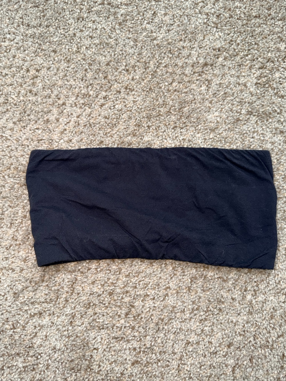 SKIMS Fits Everybody Seamless Double Layered Strapless Bandeau Small Onyx